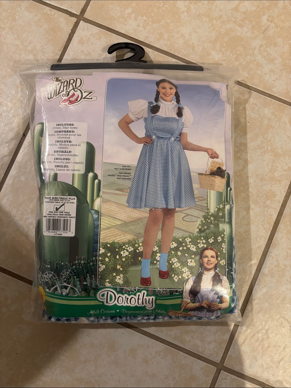 Dorothy Plus Size Woman’s Costume - Blue Gingham Dress